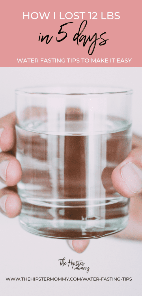 water fasting tips